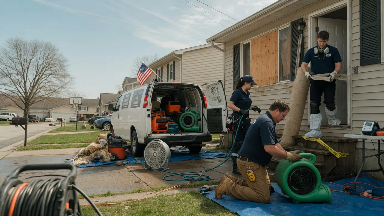 Water Damage Restoration in Burnside, PA near me